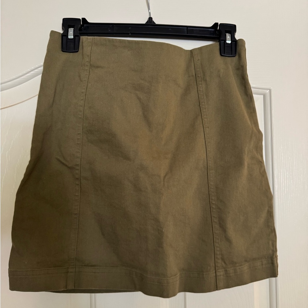 Natural Life Olive Mini Skirt